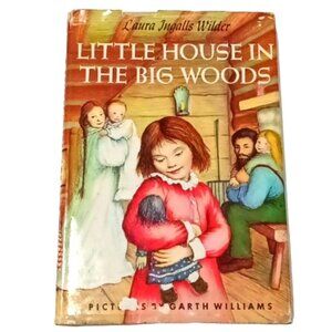 Vintage HCBook Little House in the Big Woods Laura Ingalls Wilder Harper 1953